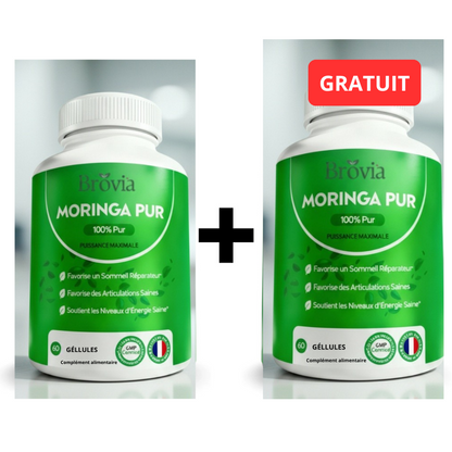 Gélules de Moringa – Croissance des Cheveux, Santé de la Peau et Soutien Énergétique