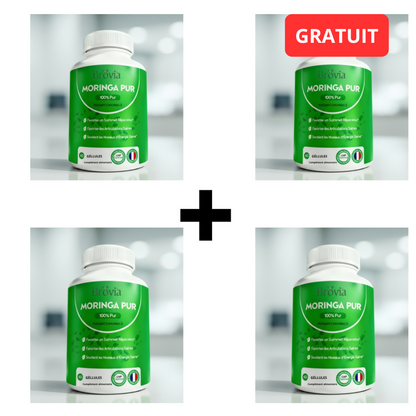 Gélules de Moringa – Croissance des Cheveux, Santé de la Peau et Soutien Énergétique