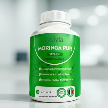 Gélules de Moringa – Croissance des Cheveux, Santé de la Peau et Soutien Énergétique